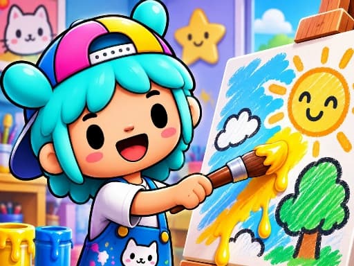 Toca Coloring Book